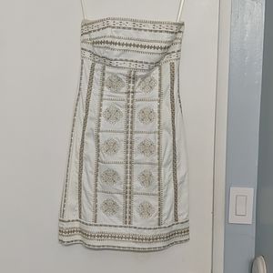 White House Black Market strapless dress